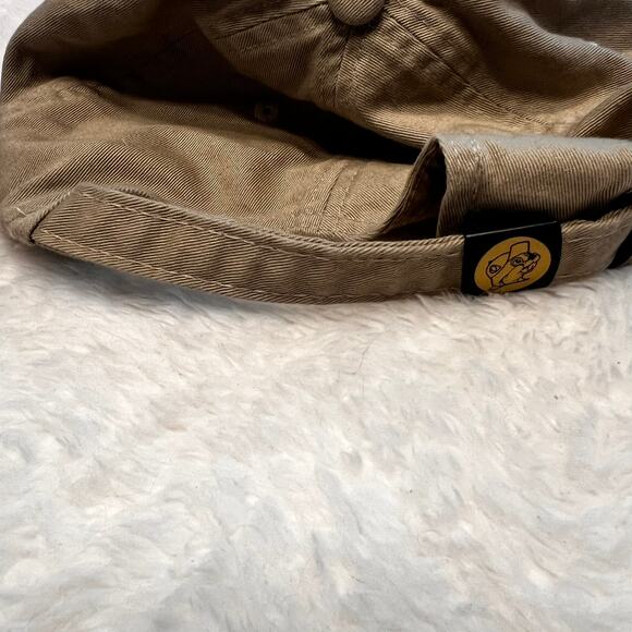 Buc-ee's Ball Cap Hat Embroidered Beaver Logo OS 100% Cotton Beige Adjustable - Picture 2 of 4